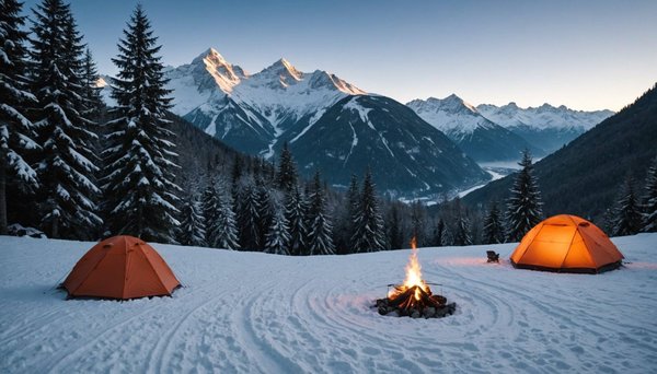 Séjour original : le camping en hiver en savoie, une aventure unique